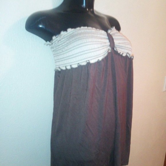 American Rag Brown Tube Top Medium - Picture 1 of 3